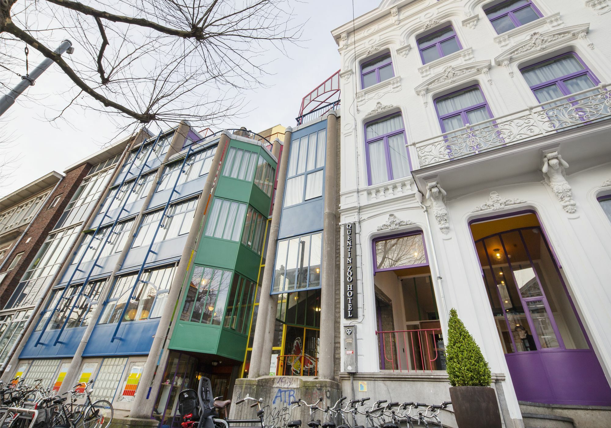 Quentin Zoo hotel Ámsterdam Exterior foto